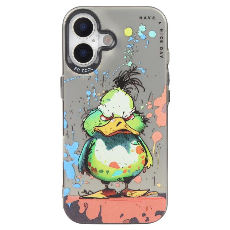 Animal Pattern Oil Painting Series PC + TPU Phone Case, For iPhone 16