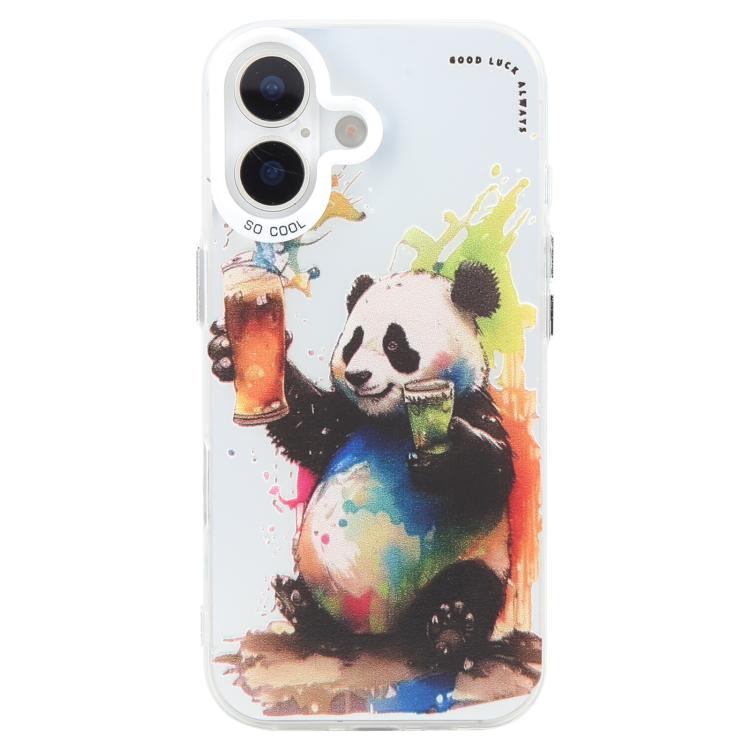 Animal Pattern Oil Painting Series PC + TPU Phone Case, For iPhone 17