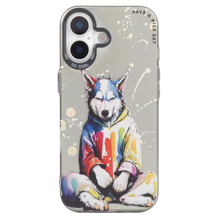Animal Pattern Oil Painting Series PC + TPU Phone Case, For iPhone 17