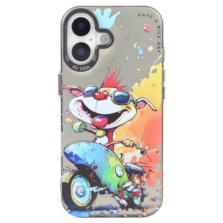 Animal Pattern Oil Painting Series PC + TPU Phone Case, For iPhone 17