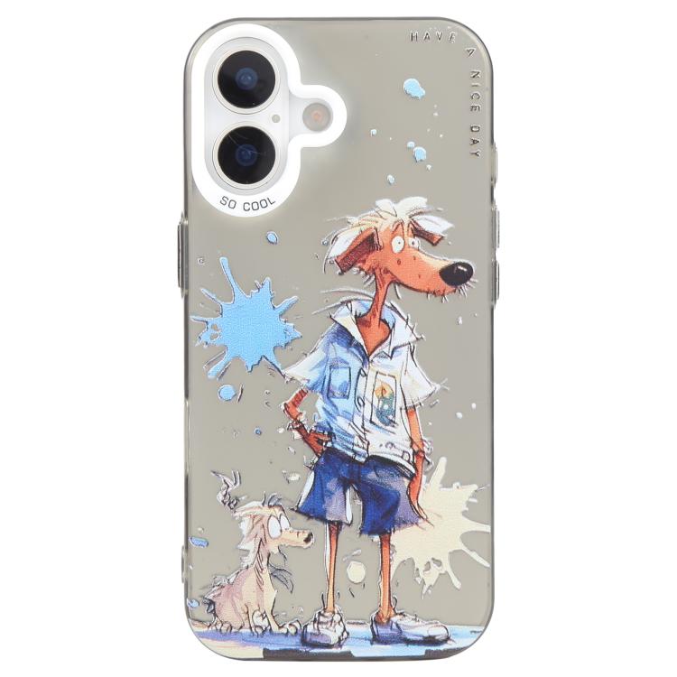 Animal Pattern Oil Painting Series PC + TPU Phone Case, For iPhone 17