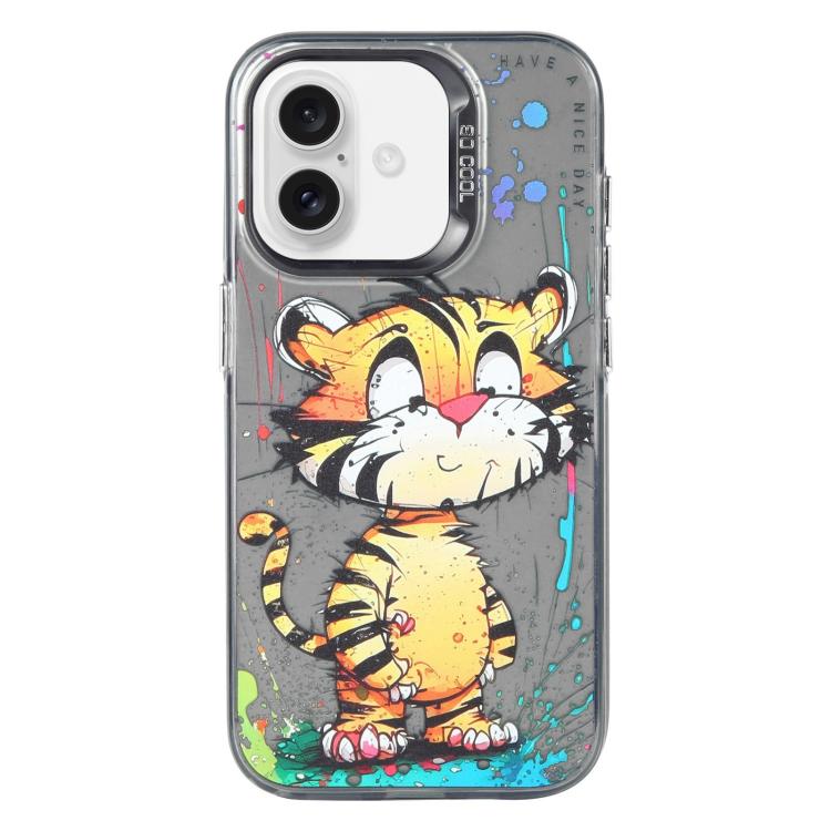 Animal Pattern Oil Painting Series PC + TPU Phone Case, For iPhone Air