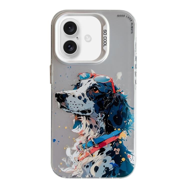 Animal Pattern Oil Painting Series PC + TPU Phone Case, For iPhone Air