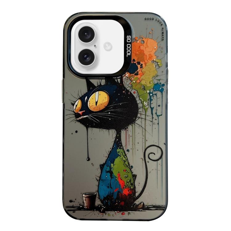 Animal Pattern Oil Painting Series PC + TPU Phone Case, For iPhone Air
