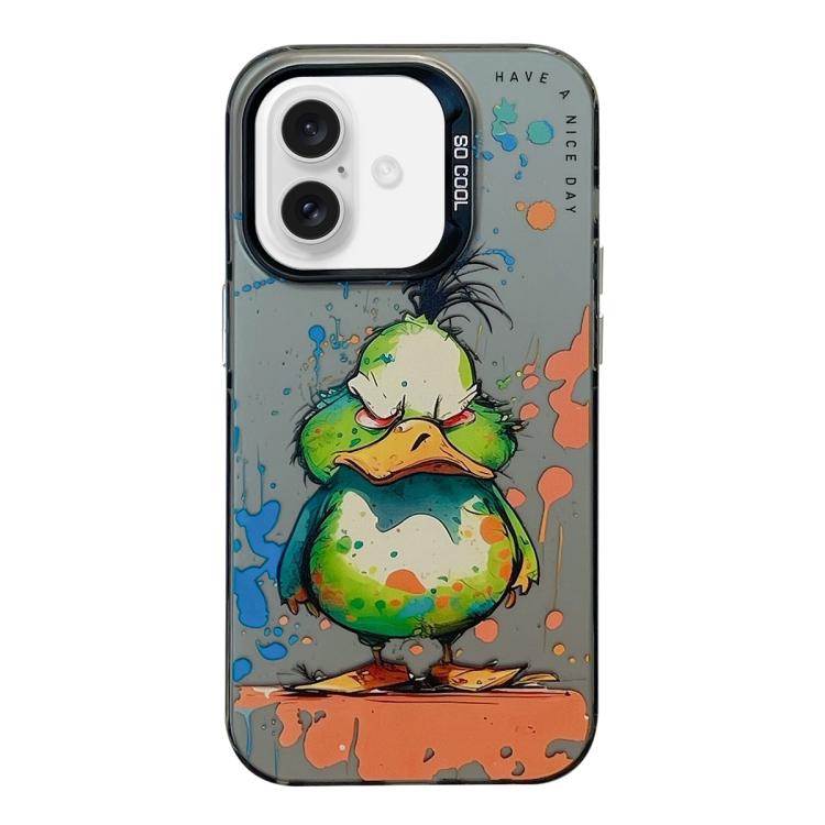 Animal Pattern Oil Painting Series PC + TPU Phone Case, For iPhone Air