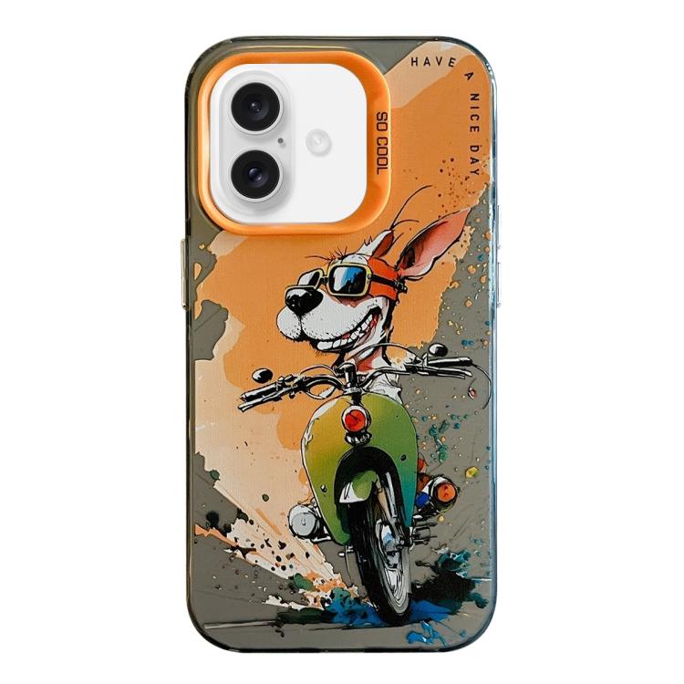 Animal Pattern Oil Painting Series PC + TPU Phone Case, For iPhone Air