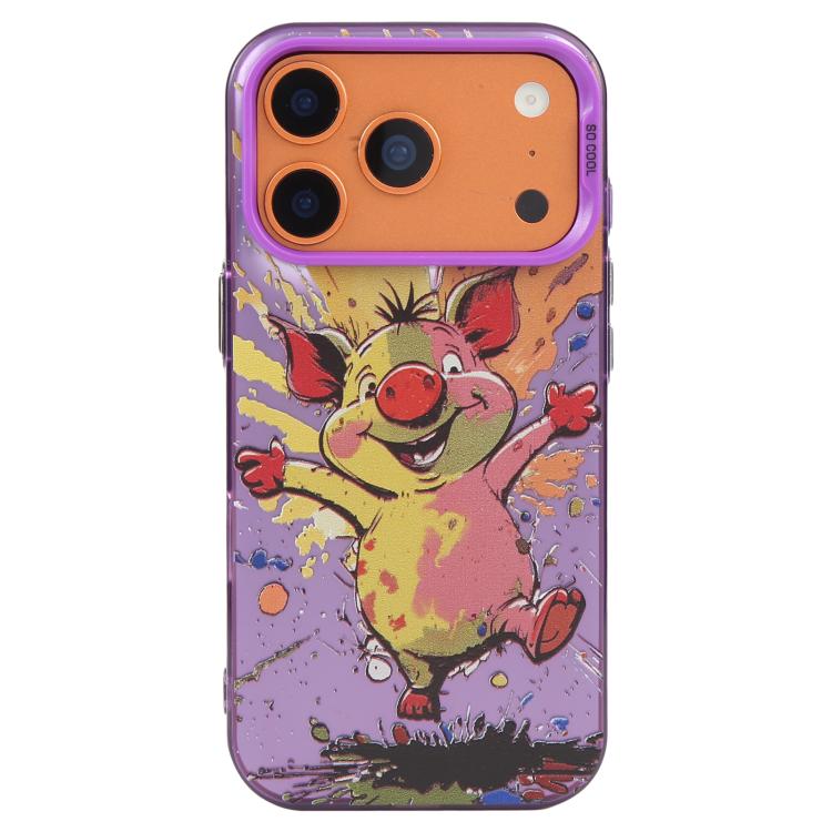 Animal Pattern Oil Painting Series PC + TPU Phone Case, For iPhone 17 Pro