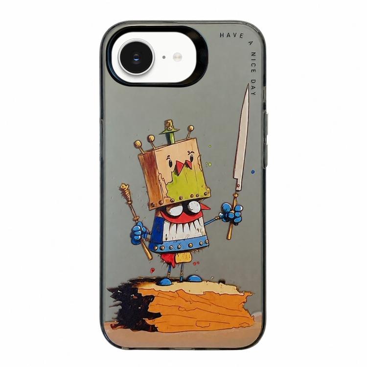 Animal Pattern Oil Painting Series PC + TPU Phone Case, For iPhone 17e / 16e