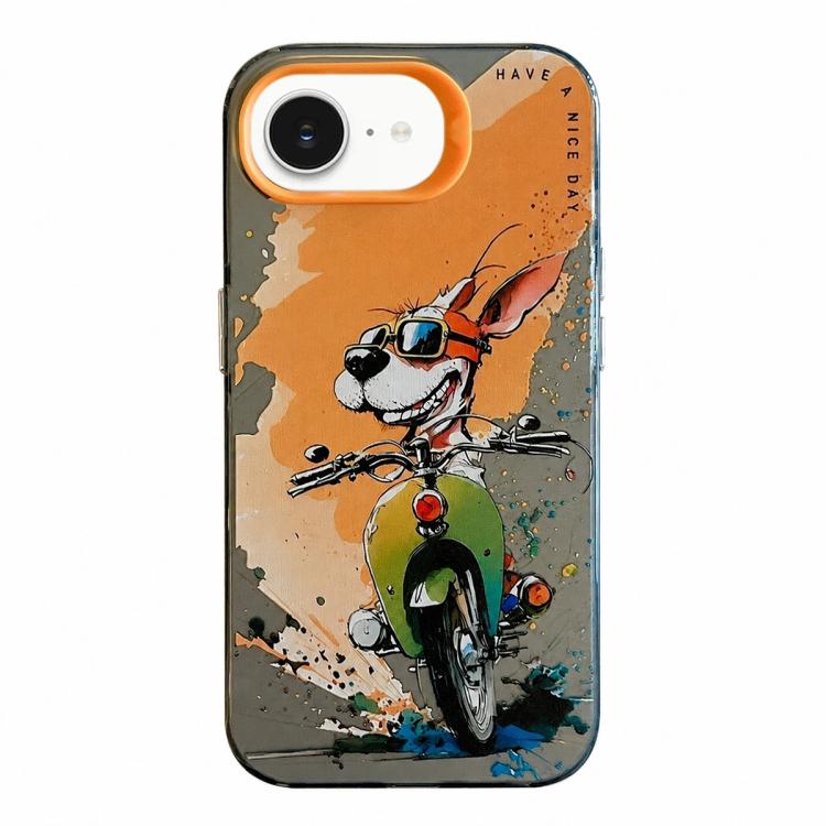 Animal Pattern Oil Painting Series PC + TPU Phone Case, For iPhone 17e / 16e
