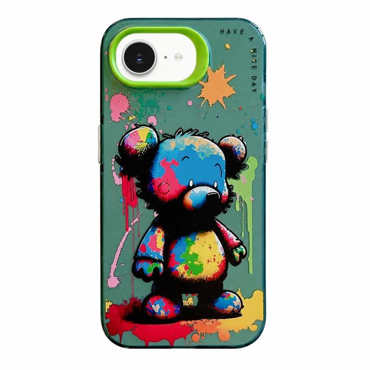 Animal Pattern Oil Painting Series PC + TPU Phone Case, For iPhone 7 / 8 / SE 2020