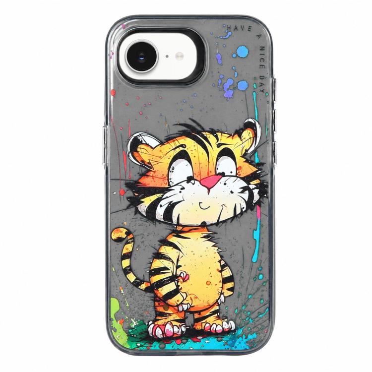 Animal Pattern Oil Painting Series PC + TPU Phone Case, For iPhone 7 / 8 / SE 2020