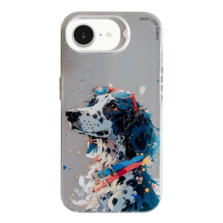 Animal Pattern Oil Painting Series PC + TPU Phone Case, For iPhone 7 / 8 / SE 2020
