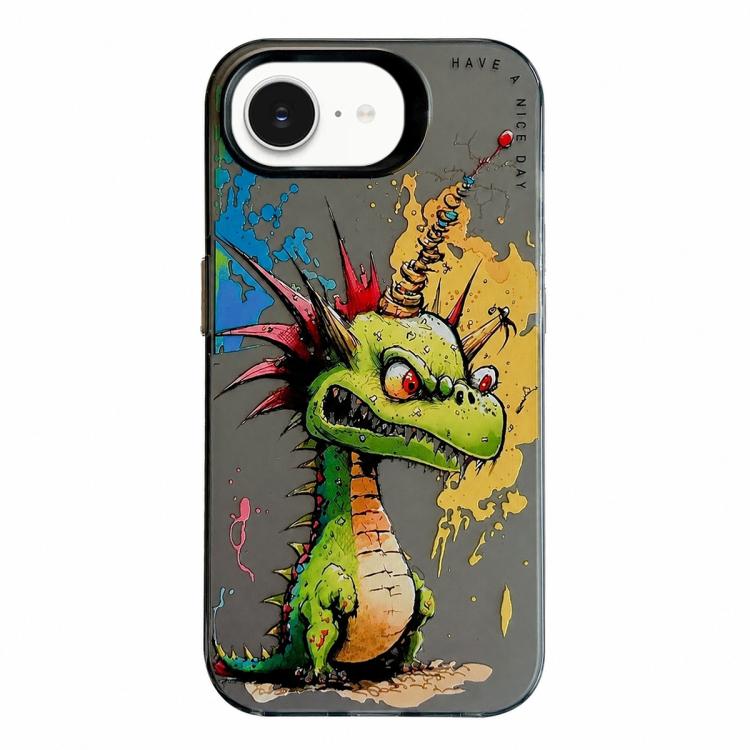 Animal Pattern Oil Painting Series PC + TPU Phone Case, For iPhone 7 / 8 / SE 2020