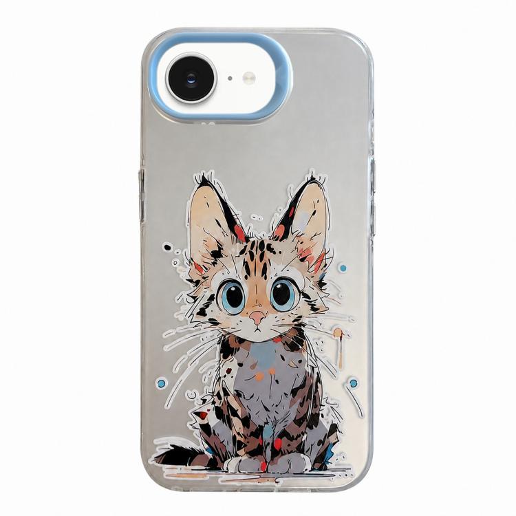 Animal Pattern Oil Painting Series PC + TPU Phone Case, For iPhone 7 / 8 / SE 2020