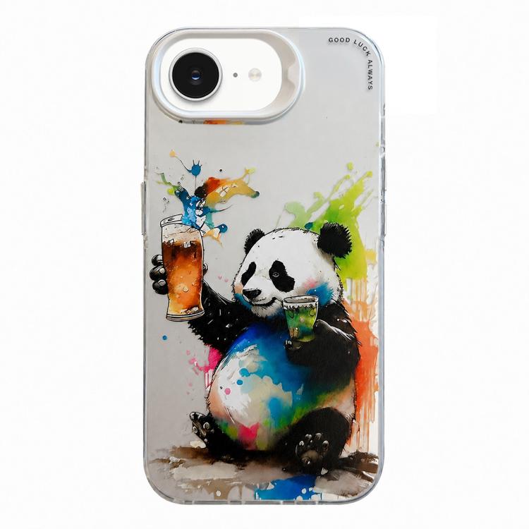 Animal Pattern Oil Painting Series PC + TPU Phone Case, For iPhone 7 / 8 / SE 2020