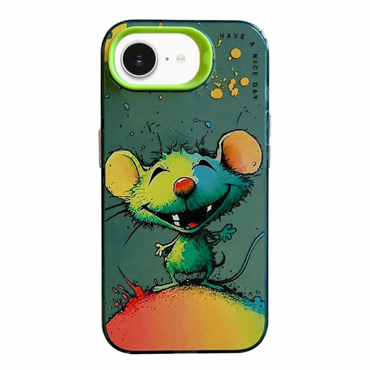 Animal Pattern Oil Painting Series PC + TPU Phone Case, For iPhone 7 / 8 / SE 2020