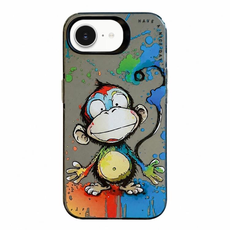 Animal Pattern Oil Painting Series PC + TPU Phone Case, For iPhone 7 / 8 / SE 2020