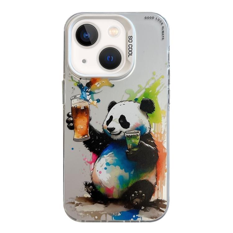 Animal Pattern Oil Painting Series PC + TPU Phone Case, For iPhone 13 mini