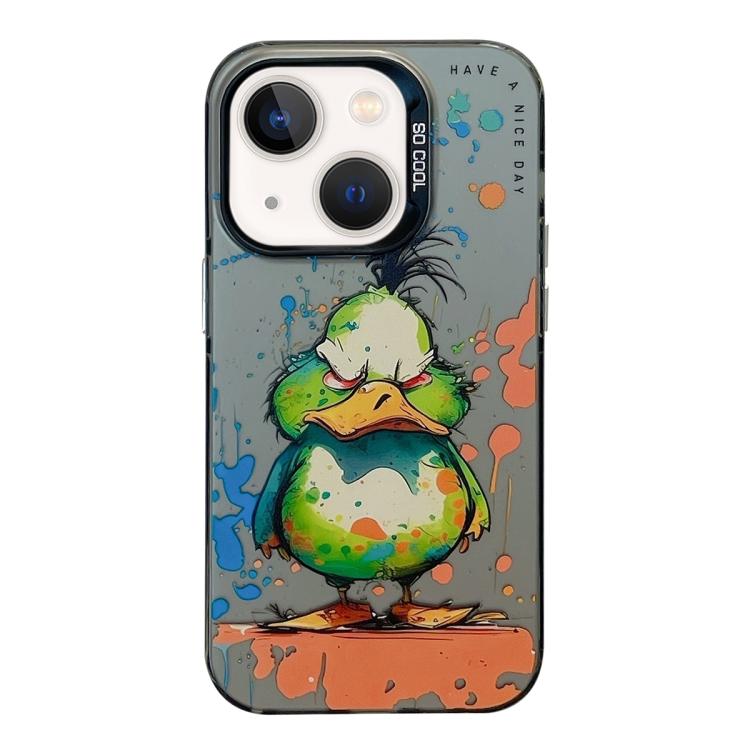 Animal Pattern Oil Painting Series PC + TPU Phone Case, For iPhone 13 mini