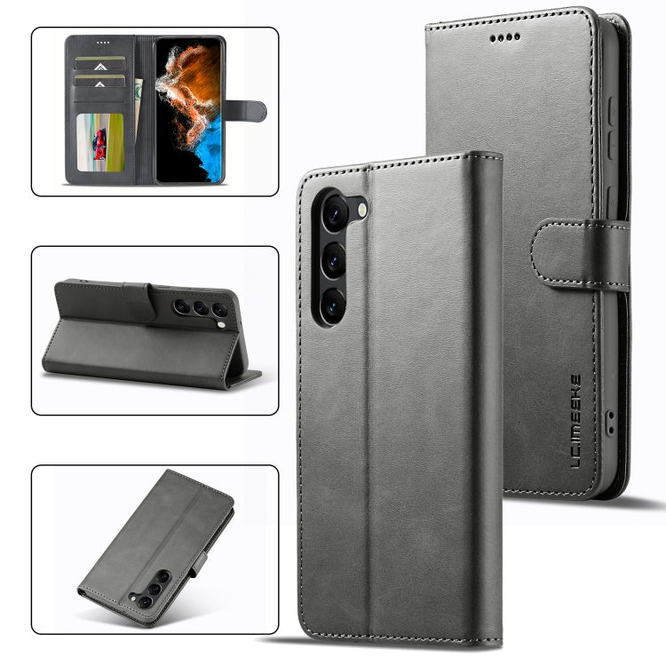 LC.IMEEKE Calf Texture Leather Phone Case, For Samsung Galaxy S24 Ultra 5G, For Samsung Galaxy S23 FE 5G, For Samsung Galaxy S24+ 5G, For Samsung Galaxy S24 5G
