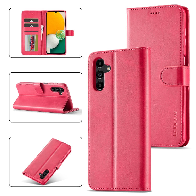 LC.IMEEKE Calf Texture Leather Phone Case, For Samsung Galaxy A15 5G, For Samsung Galaxy A25