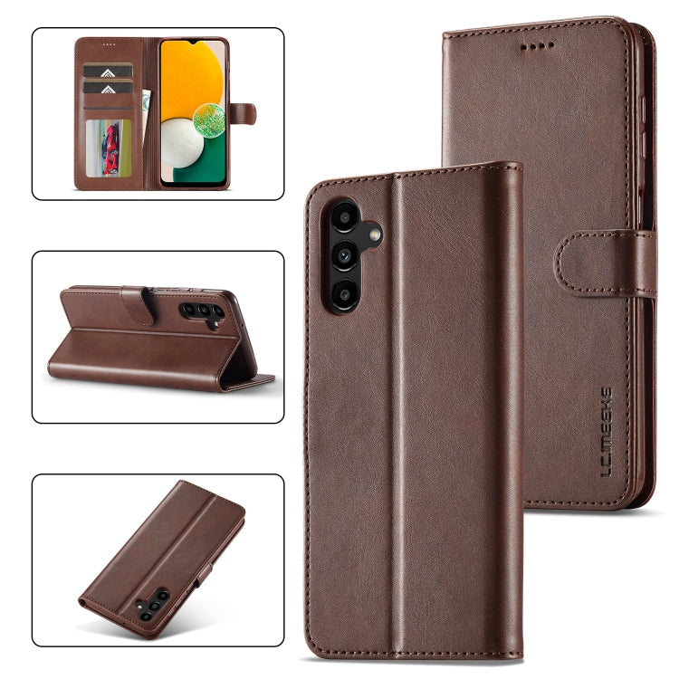 LC.IMEEKE Calf Texture Leather Phone Case, For Samsung Galaxy A15 5G, For Samsung Galaxy A25