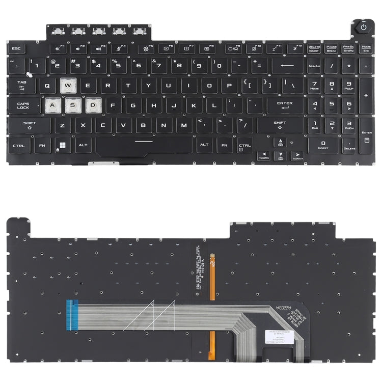 US Version Backlight Laptop Keyboard, For Asus TUF Gaming F15 FX506 FA506