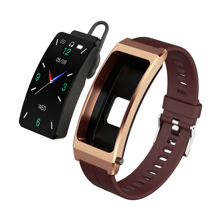 K13S 1.14 inch TFT Screen Silicone Strap Smart Calling Bracelet Supports Sleep Management/Blood Oxygen Monitoring, Silicone Strap