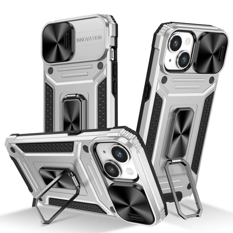 Camshield Robot TPU Hybrid PC Phone Case, For iPhone 14, For iPhone 14 Pro, For iPhone 14 Pro Max, For iPhone 13 Pro Max