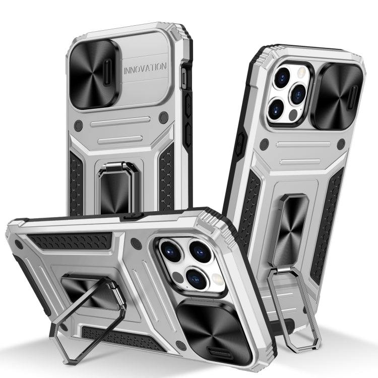 Camshield Robot TPU Hybrid PC Phone Case, For iPhone 13 Pro, For iPhone 13, For iPhone 12 / 12 Pro, For iPhone 12 Pro Max