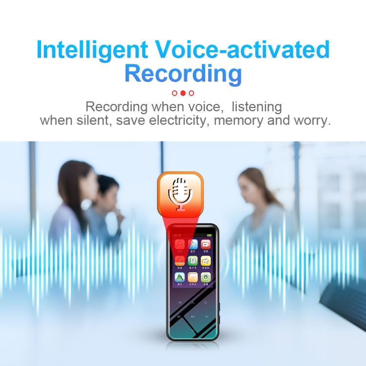 M15 Multi-function Smart Voice Recorder MP3 Hifi Sound Music Player Walkman, Bluetooth Version, 4GB, 8GB, 16GB, 32GB