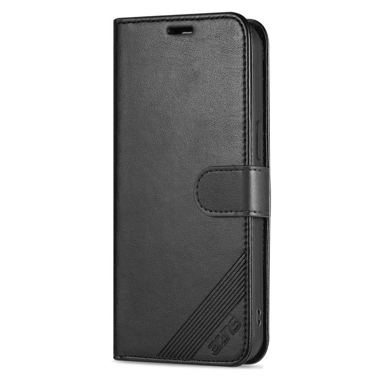 AZNS Sheepskin Texture Flip Leather Phone Case, For iPhone 17e / 16e, For iPhone 17 Pro Max, For iPhone 17 Pro, For iPhone 17, For iPhone Air, For iPhone 16 Pro Max, For iPhone 16 Pro, For iPhone 15 Pro Max