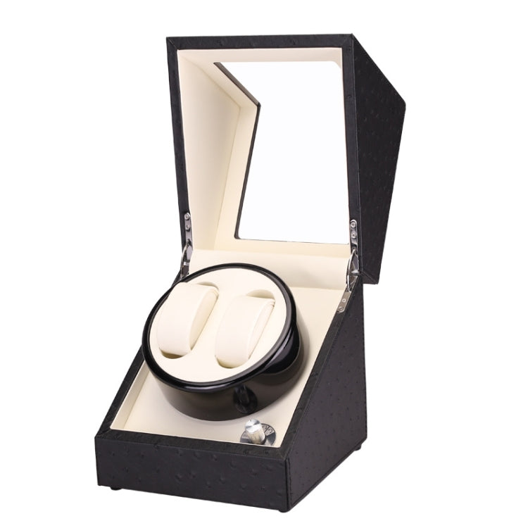 5 Gear Mechanical Automatic Watch Box Electric Motor Watch Shaker, US Plug, 5 Gear, Ostrich Pattern, White, 5 Gear, Crocodile Pattern, White, 5 Gear, Ostrich Pattern, Black, 5 Gear, Crocodile Pattern, Black