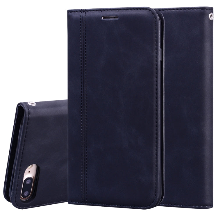 Frosted Business Magnetic Horizontal Flip PU Leather Case with Holder & Card Slot & Lanyard, For iPhone SE 2022 / SE 2020 & 8 & 7, For iPhone 8 Plus & 7 Plus, For iPhone 11 Pro, For iPhone 11