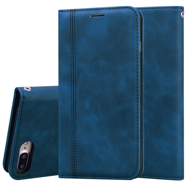 Frosted Business Magnetic Horizontal Flip PU Leather Case with Holder & Card Slot & Lanyard, For iPhone SE 2022 / SE 2020 & 8 & 7, For iPhone 8 Plus & 7 Plus, For iPhone 11 Pro, For iPhone 11