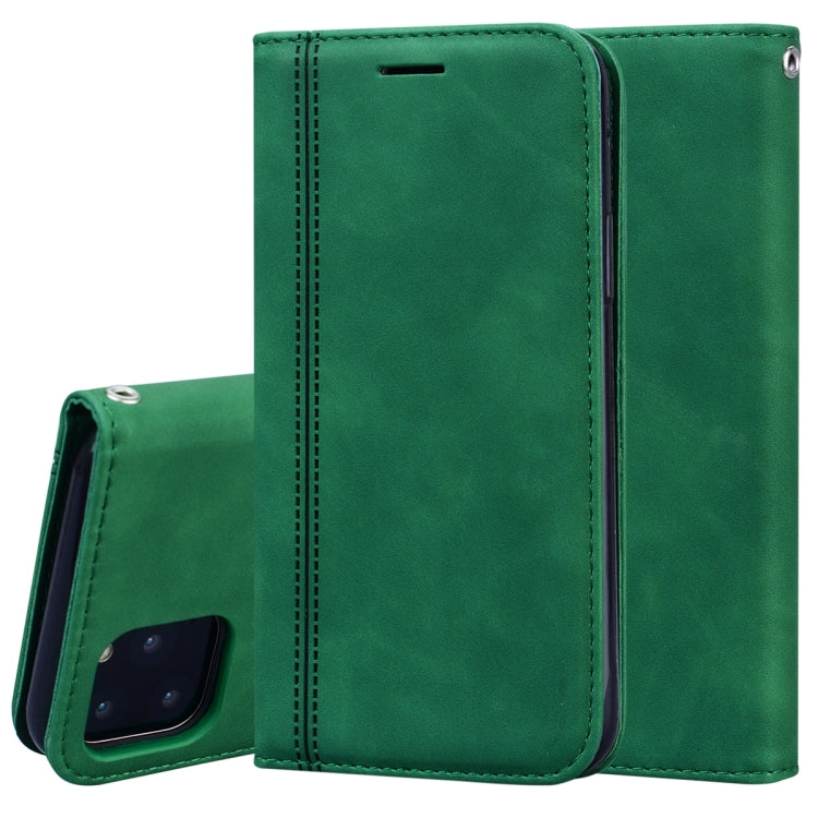 Frosted Business Magnetic Horizontal Flip PU Leather Case with Holder & Card Slot & Lanyard, For iPhone 11 Pro Max, For iPhone XS / X, For iPhone XR, For iPhone XS Max