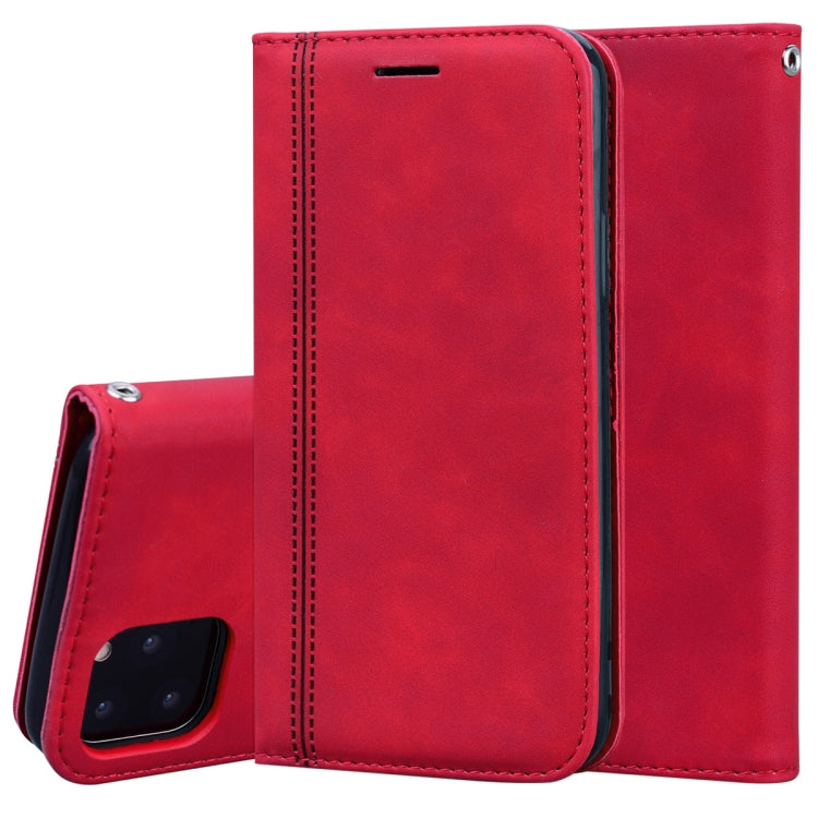 Frosted Business Magnetic Horizontal Flip PU Leather Case with Holder & Card Slot & Lanyard, For iPhone 11 Pro Max, For iPhone XS / X, For iPhone XR, For iPhone XS Max