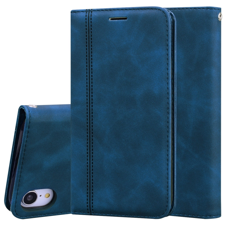 Frosted Business Magnetic Horizontal Flip PU Leather Case with Holder & Card Slot & Lanyard, For iPhone 11 Pro Max, For iPhone XS / X, For iPhone XR, For iPhone XS Max