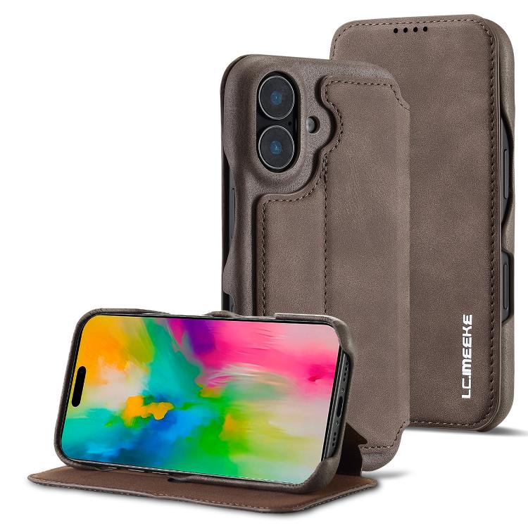 LC.IMEEKE Hon Ancient Series Flip Leather Phone Case, For iPhone 17 Pro Max, For iPhone 17 Pro, For iPhone 17, For iPhone Air