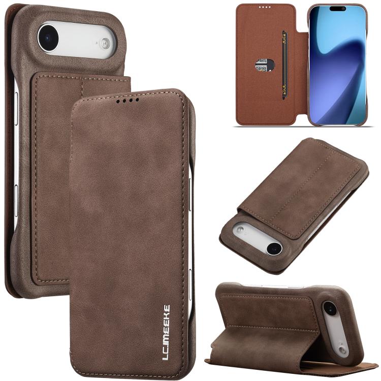 LC.IMEEKE Hon Ancient Series Flip Leather Phone Case, For iPhone 17 Pro Max, For iPhone 17 Pro, For iPhone 17, For iPhone Air