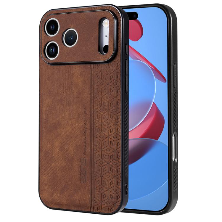 AZNS 3D Embossed Skin Feel Phone Case, For iPhone 16e / 17e, For iPhone 17 Pro Max, For iPhone 17 Pro, For iPhone 17