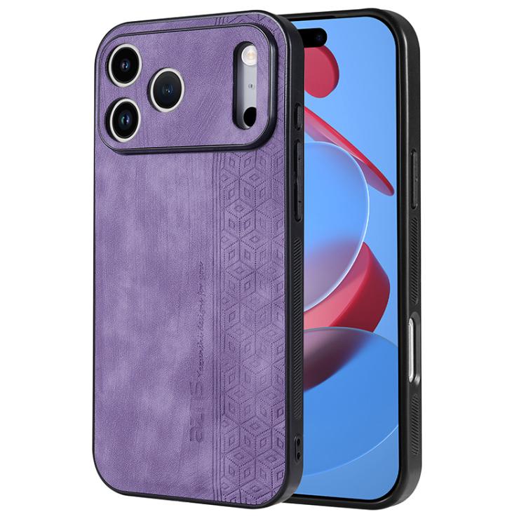 AZNS 3D Embossed Skin Feel Phone Case, For iPhone 16e / 17e, For iPhone 17 Pro Max, For iPhone 17 Pro, For iPhone 17