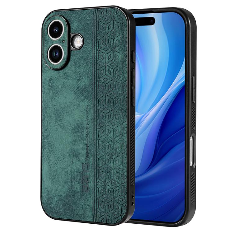 AZNS 3D Embossed Skin Feel Phone Case, For iPhone 16e / 17e, For iPhone 17 Pro Max, For iPhone 17 Pro, For iPhone 17