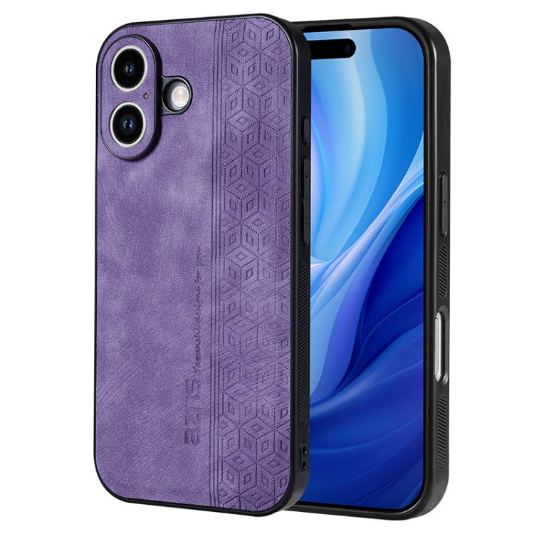 AZNS 3D Embossed Skin Feel Phone Case, For iPhone 16e / 17e, For iPhone 17 Pro Max, For iPhone 17 Pro, For iPhone 17