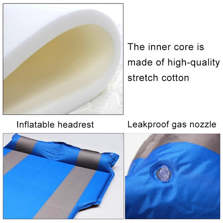 Universal Car Polyester Pongee Sleeping Mat Mattress Off-road SUV Trunk Travel Inflatable Mattress Air Bed, 180 x 130 x 102cm