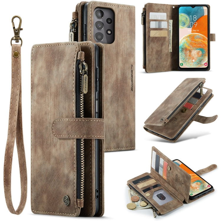 CaseMe C30 Card Slots Zipper Wallet Leather Phone Case, For Samsung Galaxy S24 5G, For Samsung Galaxy S23 FE, For Samsung Galaxy A24 4G, For Samsung Galaxy A23
