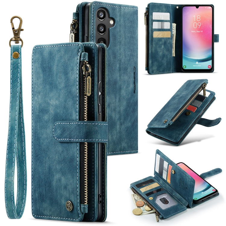 CaseMe C30 Card Slots Zipper Wallet Leather Phone Case, For Samsung Galaxy S24 5G, For Samsung Galaxy S23 FE, For Samsung Galaxy A24 4G, For Samsung Galaxy A23