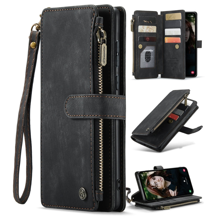 CaseMe C30 Card Slots Zipper Wallet Leather Phone Case, For Samsung Galaxy S24 5G, For Samsung Galaxy S23 FE, For Samsung Galaxy A24 4G, For Samsung Galaxy A23
