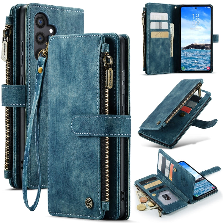 CaseMe C30 Card Slots Zipper Wallet Leather Phone Case, For Samsung Galaxy A25 4G, For Samsung Galaxy A15, For Samsung Galaxy A55 5G, For Samsung Galaxy A35 5G, For Samsung Galaxy S24 Ultra 5G, For Samsung Galaxy S24+ 5G