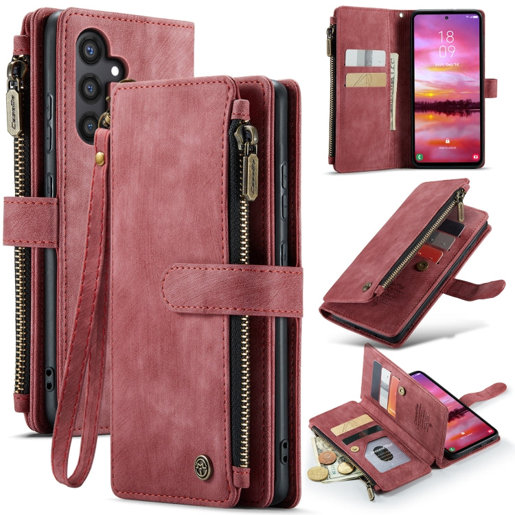 CaseMe C30 Card Slots Zipper Wallet Leather Phone Case, For Samsung Galaxy S24 5G, For Samsung Galaxy S23 FE, For Samsung Galaxy A24 4G, For Samsung Galaxy A23